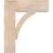 Ekena Millwork Thorton Block Smooth Bracket, Douglas Fir, 5 1/2"W x 22"D x 26"H BKT06X22X26THR05SDF - alternate 4